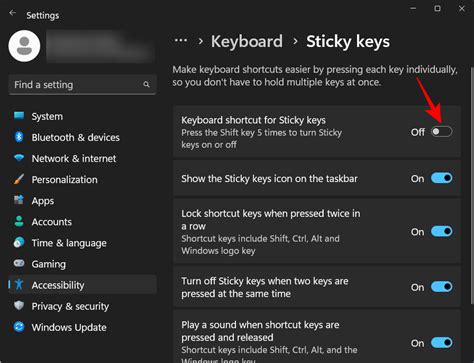 "Master Windows 11 Efficiency: Disable Sticky Keys in a Snap!"