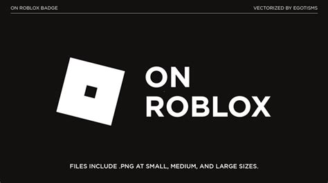 \"On Roblox\" Badge Vectorized with .Ai and .PNG files! - Community 