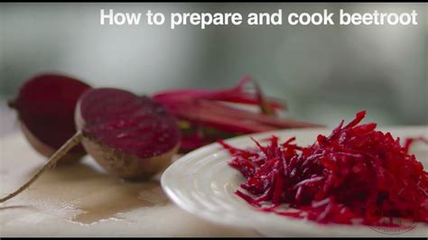 Preparing the Beetroot