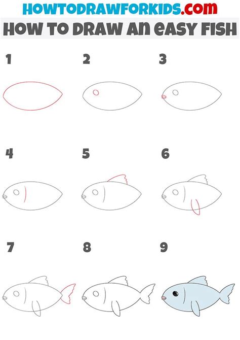 "Reel in Creativity: Master the Art of Drawing a Fish with Easy Steps!"