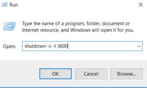 #1 – Run Shutdown Timer