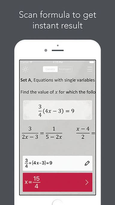 #1 Photomath: Compatibility- Android and iOS.