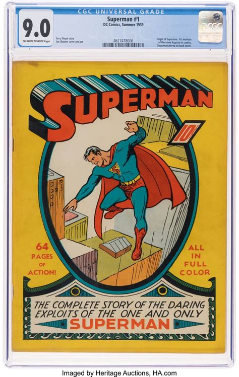 #1 superman comic value