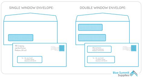 #10 Double Window Envelope Template Word