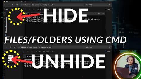 #2. Unhide Files and Folders Using CMD