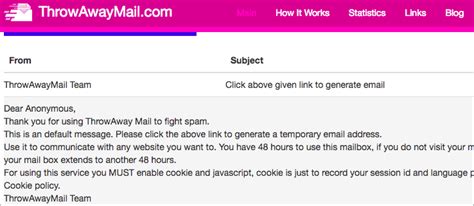 #4 ThrowAwayMail: Fake Mail Generator