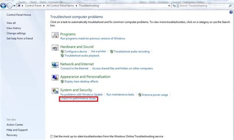 #9 – Check for Performance Issues