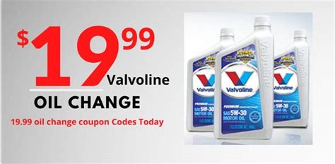 Valvoline Oil Change Coupon – Get Your Oil Change Done For Just .99 In 2023