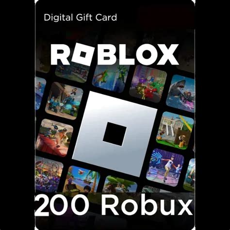 $3 Roblox [200 Robux] - Instant Delivery - Roblox Gift Cards 