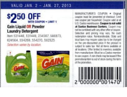 $5 Off Gain Coupons Printable