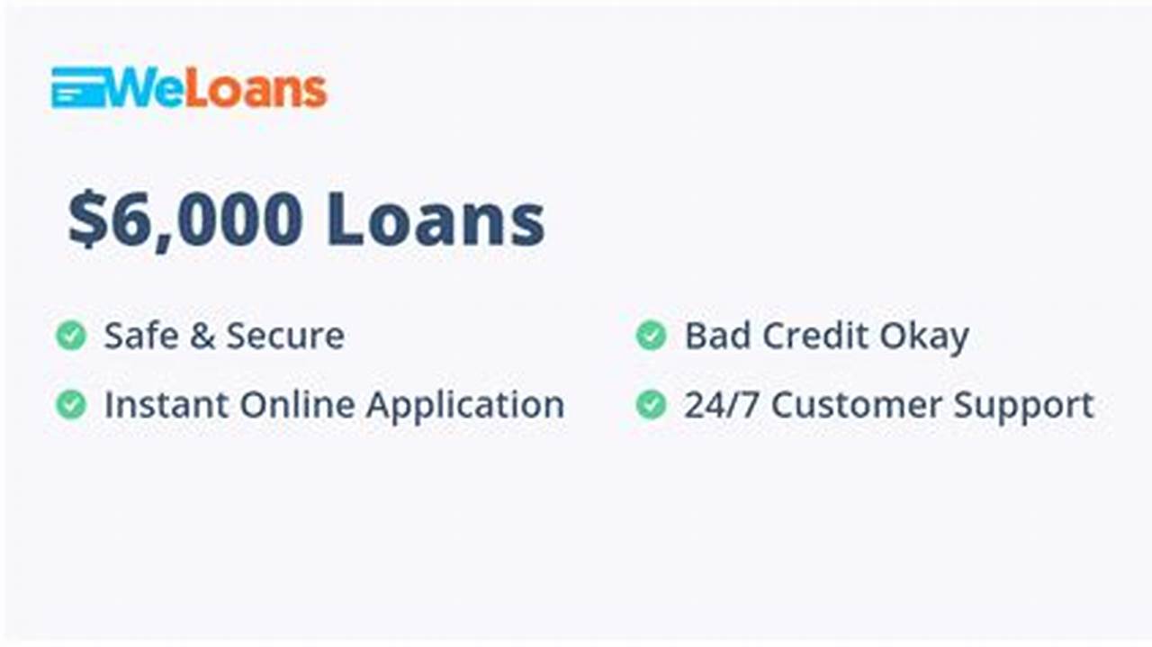 Unlock Financial Freedom: Discover the Secrets of "$6000 Loan with Bad Credit"
