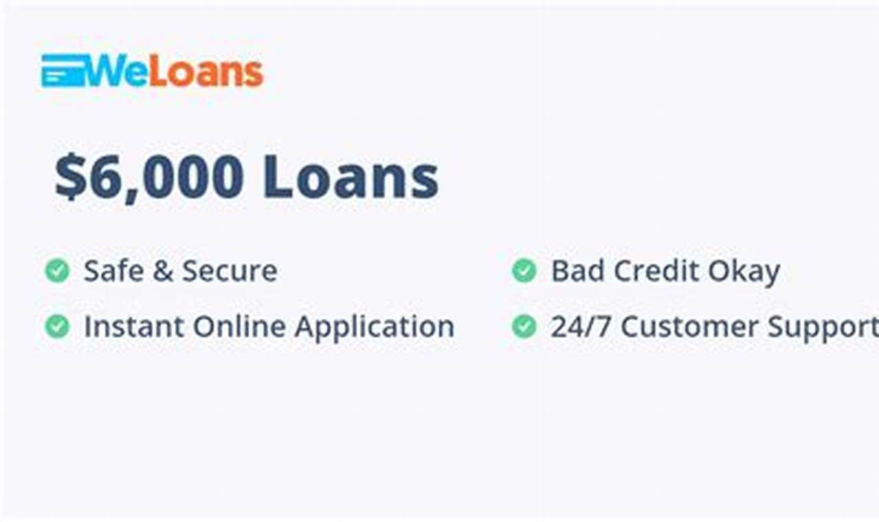 Unlock Financial Freedom: Discover the Secrets of "$6000 Loan with Bad Credit"