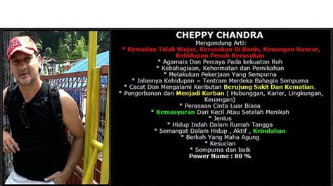 Agama Cheppy Chandra