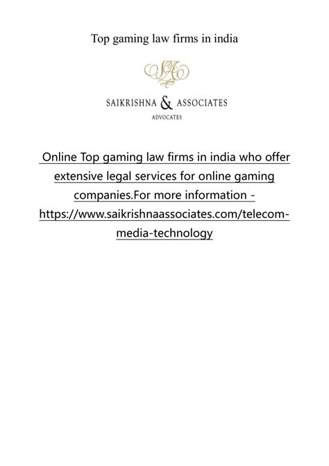 Gaming Law Firms: Everything You Need to Know