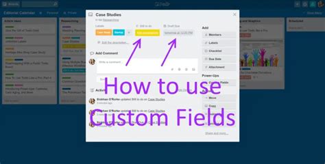 Adding Custom Fields in Trello CRM