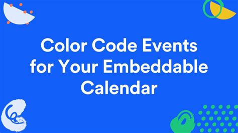 Color-code events