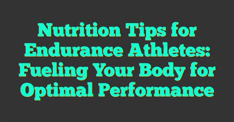 Advanced Tips for Optimal Performance