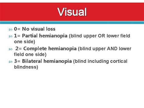 Assessing Visual Field Deficits