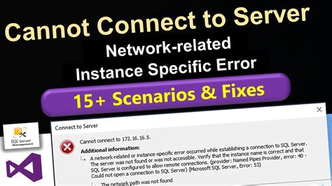 &lsquo;Cannot connect to server&rsquo;