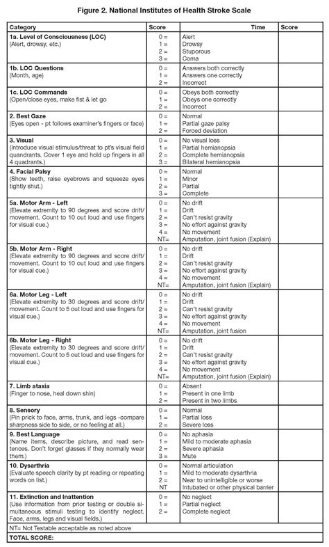 Components of NIHSS Group A Assessment