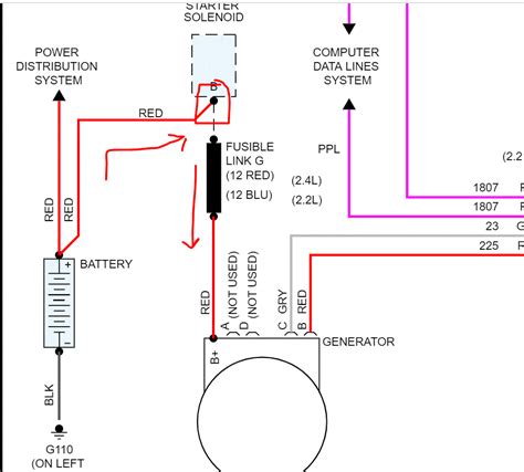 Deciphering Color Codes in Sunfire Starter Wiring Diagrams