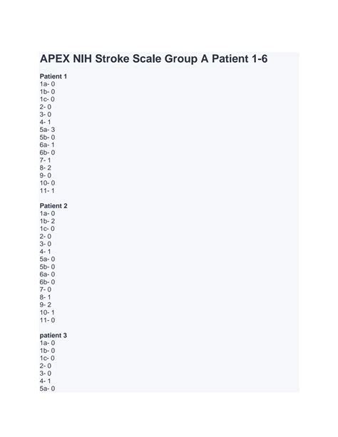 Deciphering Patient A and B Scenarios