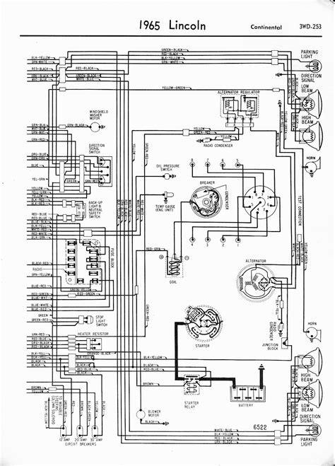 Interconnections in 1976 Lincoln Wiring Diagram