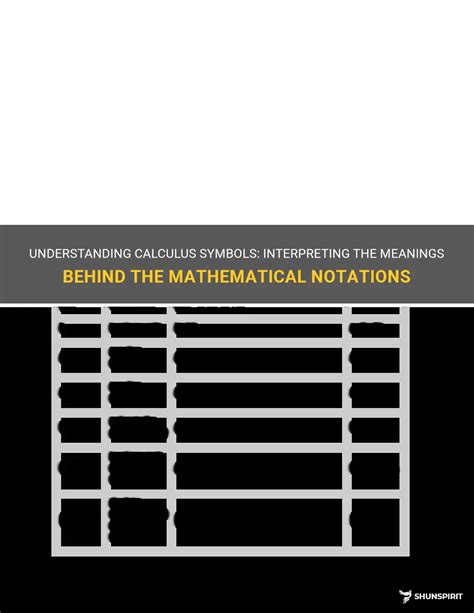 Interpreting Symbols and Notations