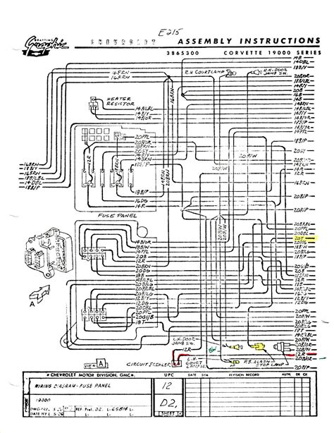 Interpreting Symbols and Notations in Corvette Wiring Diagrams