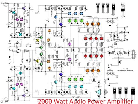 Introduction 2000w Audio Amplifier Circuit Diagram