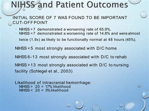 Introduction to NIHSS 7 Punkte