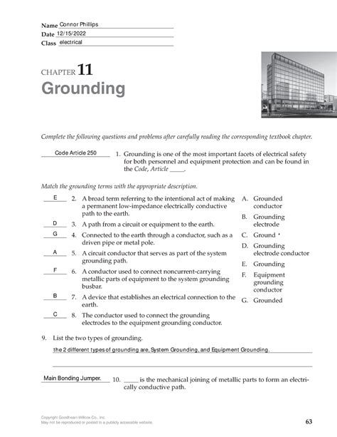 Learning about Grounding and Bonding