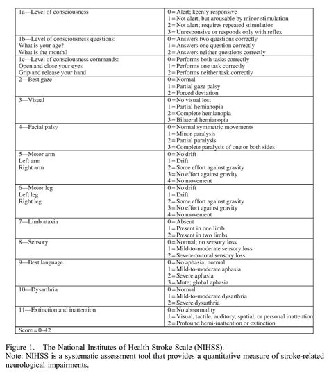 NIHSS Scale: Assessing Neurological Deficits