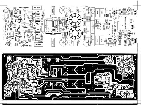 Power Supply Section 2000w Audio Amplifier Circuit Diagram