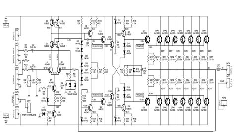 Protection Circuitry 2000w Audio Amplifier Circuit Diagram