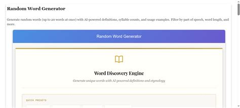 Random Word Generator Ai Tools