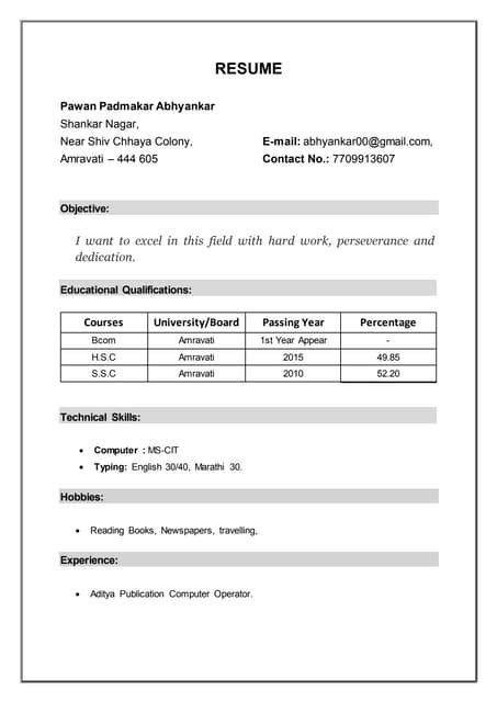 Resume