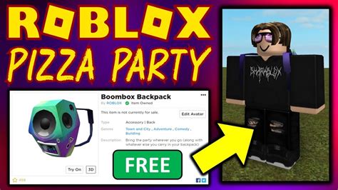 \'Roblox\' Pizza Party Event Guide: How to Get Boombox Backpack 