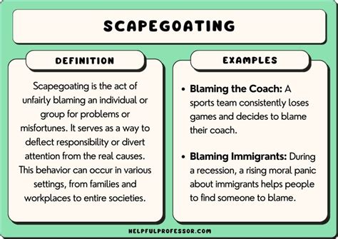 Scapegoating