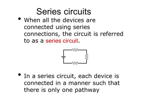 Series Circuits and Narrative Flow