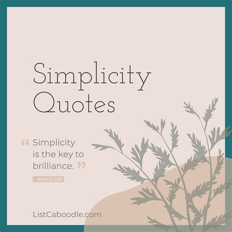 Simplicity