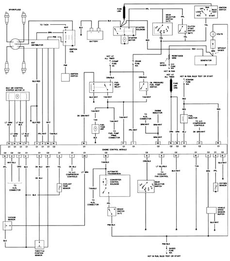 Understanding Schematic Diagrams for 1992 Firebird