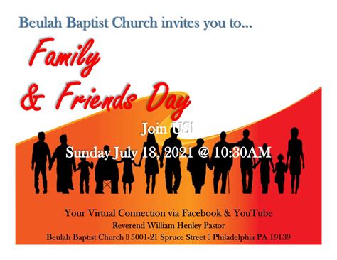 Understanding the Importance of Church Family and Friends Day