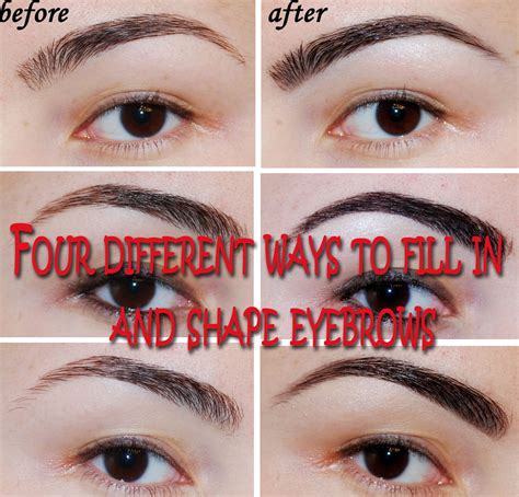 Experiment with Eyebrow Shapes