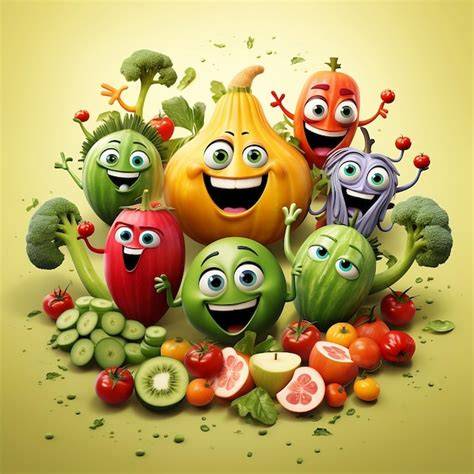funny vegetables