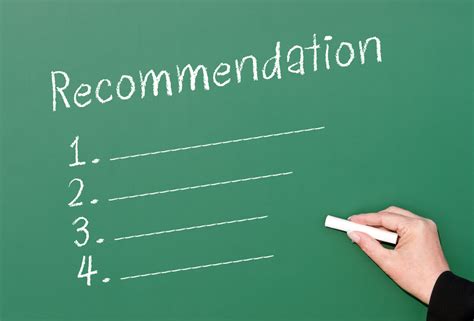 Recommendations