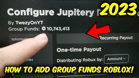 (2023) How to Add Group Funds on Roblox & Get Group Funds 