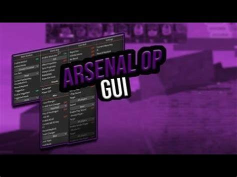 (REQ) Arsenal gui/script - WRD Community
