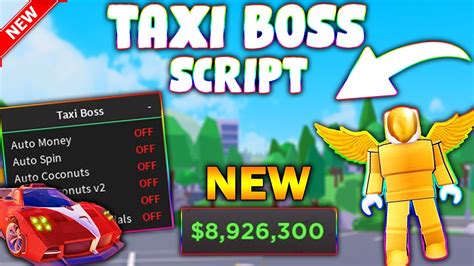 (ck6) Roblox Taxi Boss Script GUI (Auto Farm) Working Hack 2023 