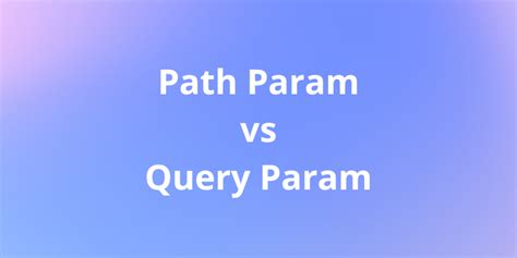 @pathvariable and @queryparam